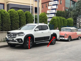 Розширювачі колісних арок (під фарбування) для Mercedes X class