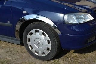 Накладки на арки (4 шт, нерж) для Opel Astra G classic 1998-2012 рр