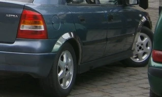 Накладки на арки (4 шт, нерж) для Opel Astra G classic 1998-2012 рр