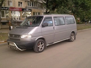 Бічні труби (2 шт., нерж.) 60мм, Довга база для Volkswagen T4 Caravelle/Multivan
