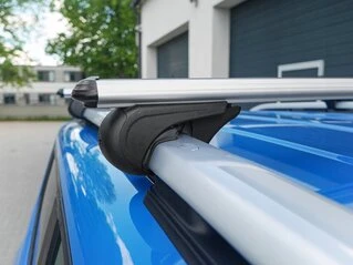 Перемички на звичайні рейлінги під ключ Bold Bar Lite V1 (2 шт) Чорні для Land Rover Discovery Sport