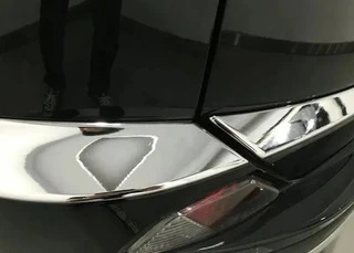 Накладки на задній бампер та кришку багажника Libao 2016-2018 (3 шт, нерж) для Toyota Rav 4 рр