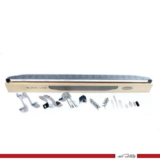 Бокові пороги BlackLine (2 шт., алюміній) для Mercedes X class