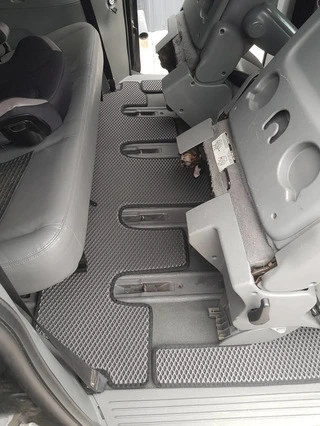 Килимки (3 ряди, EVA, чорні) для Chrysler Voyager 2001-2007 рр
