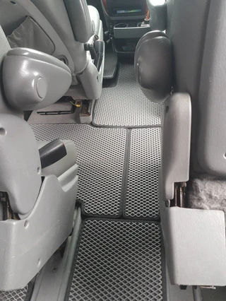 Килимки (3 ряди, EVA, чорні) для Chrysler Voyager 2001-2007 рр