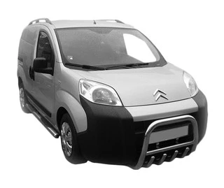 Передня дуга QT006 (нерж.) для Citroen Nemo