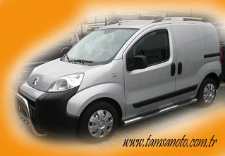 Бічні труби (2 шт., нерж) для Peugeot Bipper
