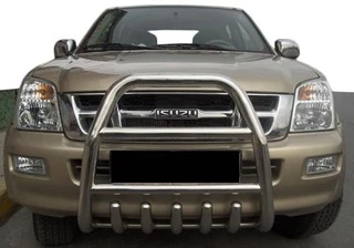 Передній захист QT007 (нерж.) для Isuzu D-Max 2011-2019 рр