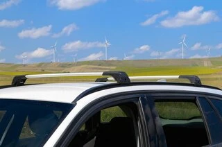 Перемички на рейлінги з ключем Wingbar V2 (2 шт) Чорний для BMW 5 серія F-10/11/07 2010-2016 рр