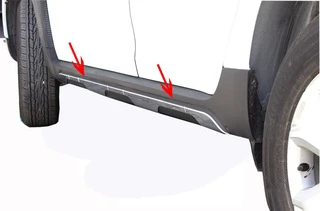 Накладки на дверній молдинг (6 шт, нерж) Carmos - Турецька сталь для Dacia Duster 2018-2024 рр