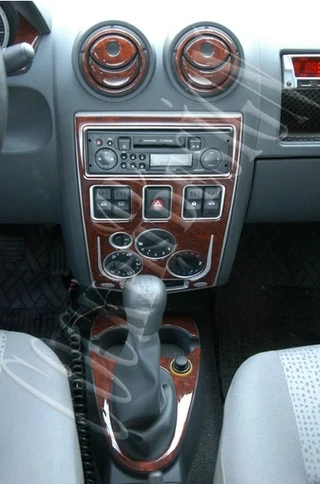 Накладки в салон (Meric, Туреччина) Дерево для Dacia Logan I 2005-2008 рр