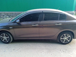 Вітровики з хромом (4 шт., Sunplex Chrome) для Fiat Tipo 2016- рр