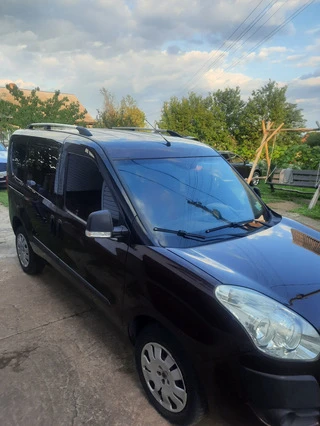 Рейлінги Хром Стандартна, Металеві ніжки для Fiat Doblo II 2010-2022 рр