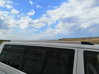 Інтегровані рейлінги (хром) Довга база для Volkswagen T5 Multivan 2003-2010 рр