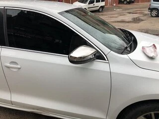 Накладки на дзеркала (2 шт., нерж) Carmos - Турецька сталь для Volkswagen EOS 2011-2016 рр