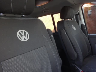 Авточохли (екошкіра та тканина, Premium) Повний салон для Volkswagen T5 Caravelle 2004-2010 рр