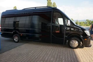Ковпаки з нержавійки Ексклюзив V2 (2 катковий, 4 шт) для Volkswagen Crafter 2006-2016 рр