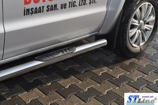 Бічні труби (2 шт., нерж) 70мм для Volkswagen Amarok 2010-2022 рр