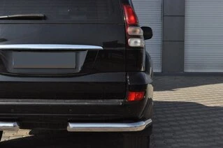 Задні куточки AK003 (2 шт., нерж) для Toyota Land Cruiser Prado 120