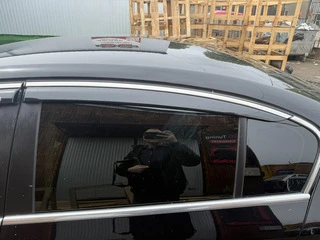 Вітровики з хром молдингом SD (EU, 4 шт, Niken) для Volkswagen Passat B6 2006-2012рр