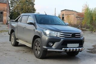 Передній захист F3-34 (нерж.) для Toyota Hilux 2015- рр