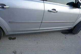 Молдинг дверний (4 шт, нерж) OmsaLine - Італійська нержавійка для Ford Focus II 2005-2008 рр