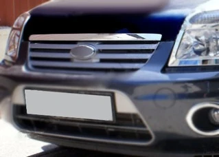 Накладка на кромку капота Полірована нержавіюча сталь для Ford Connect 2010-2013 рр