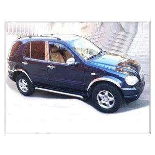 Зовнішня окантовка вікон (4 шт, нерж) OmsaLine - Італійська нержавійка для Mercedes ML W163