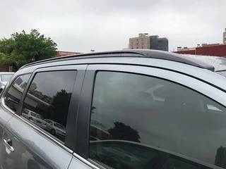 Рейлінги (2 шт) Чорні для Mitsubishi Outlander 2012-2021 рр