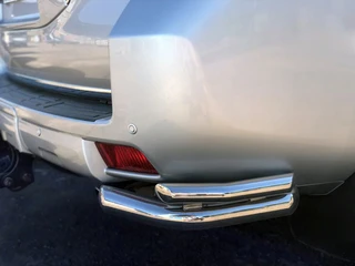 Задні куточки AK003-Подвійний (нерж) для Toyota Land Cruiser Prado 150