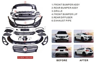 Комплект обвісів AMG для Mercedes GLA X156 2014-2019 рр