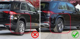 Бризковики Premium (забарвлені розширювачі арок, модель з підніжками, 4 шт) для Mercedes GLE W167