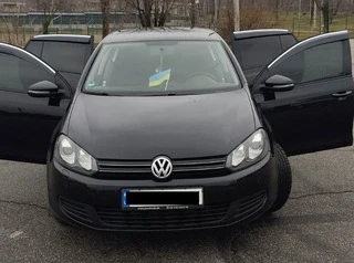 Вітровики з хромом HB (4 шт., Sunplex Chrome) для Volkswagen Golf 6