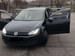 Вітровики з хромом HB (4 шт., Sunplex Chrome) для Volkswagen Golf 6