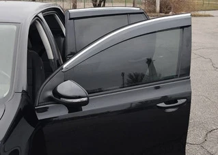 Вітровики з хромом HB (4 шт., Sunplex Chrome) для Volkswagen Golf 6