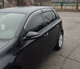 Вітровики з хромом HB (4 шт., Sunplex Chrome) для Volkswagen Golf 6