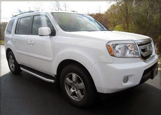 Бокові пороги Fullmond (2 шт., Алюм.) для Honda Pilot 2008-2015 рр