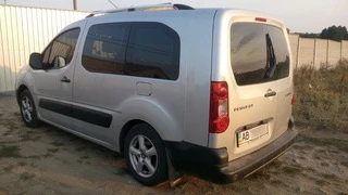 Рейлінги ХРОМ Чавунні ніжки для Peugeot Partner Tepee 2008-2018 рр