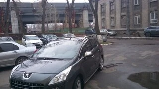 Рейлінги Skyport Grey для Peugeot 3008 2008-2016 рр