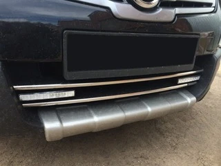 Передній захист ST008 (нерж.) 60 мм для Opel Vivaro 2001-2015 рр