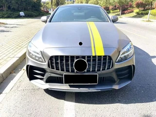 Комплект обвісів з повним заднім бампером (дизайн Black Mamba C63GT) для Mercedes C-сlass W205 2014-2021рр