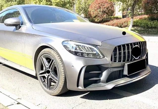 Комплект обвісів з повним заднім бампером (дизайн Black Mamba C63GT) для Mercedes C-сlass W205 2014-2021рр