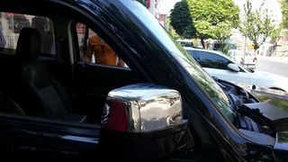 Накладки на дзеркала (2 шт., нерж.) для Dodge Nitro 2007- рр