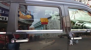 Накладки на ручки (нерж) для Dodge Nitro 2007- рр