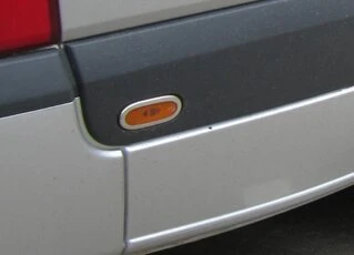 Обведення габаритів (6 шт, нерж) Carmos - Турецька сталь для Volkswagen Crafter 2006-2016 рр