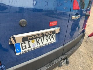 Планка над номером (нерж.) для Nissan NV400 2010-2024 рр