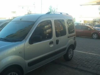 Рейлінги Хром Стандартна база, Пластикові ніжки для Renault Kangoo 1998-2008 рр