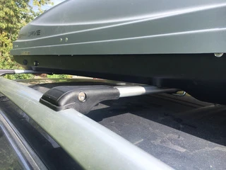 Перемички на рейлінги під ключ WingBar V1 (2 шт) до 140 см, Сірий для Peugeot Partner Tepee 2008-2018 рр