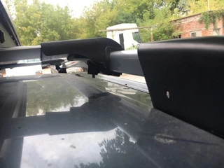 Перемички на рейлінги під ключ WingBar V1 (2 шт) до 140 см, Сірий для Peugeot Partner Tepee 2008-2018 рр