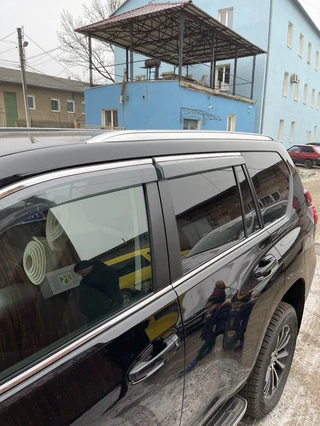 Рейлінги Lexus-дизайн (2 шт, сірі) для Toyota Land Cruiser Prado 150